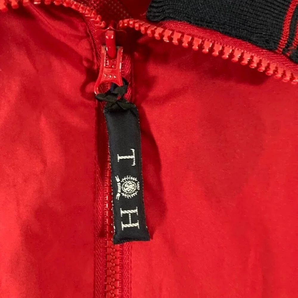 Vintage‎ Tommy Hilfiger Golf Windbreaker Mens 2XL Red Jacket Full Zip Polyester